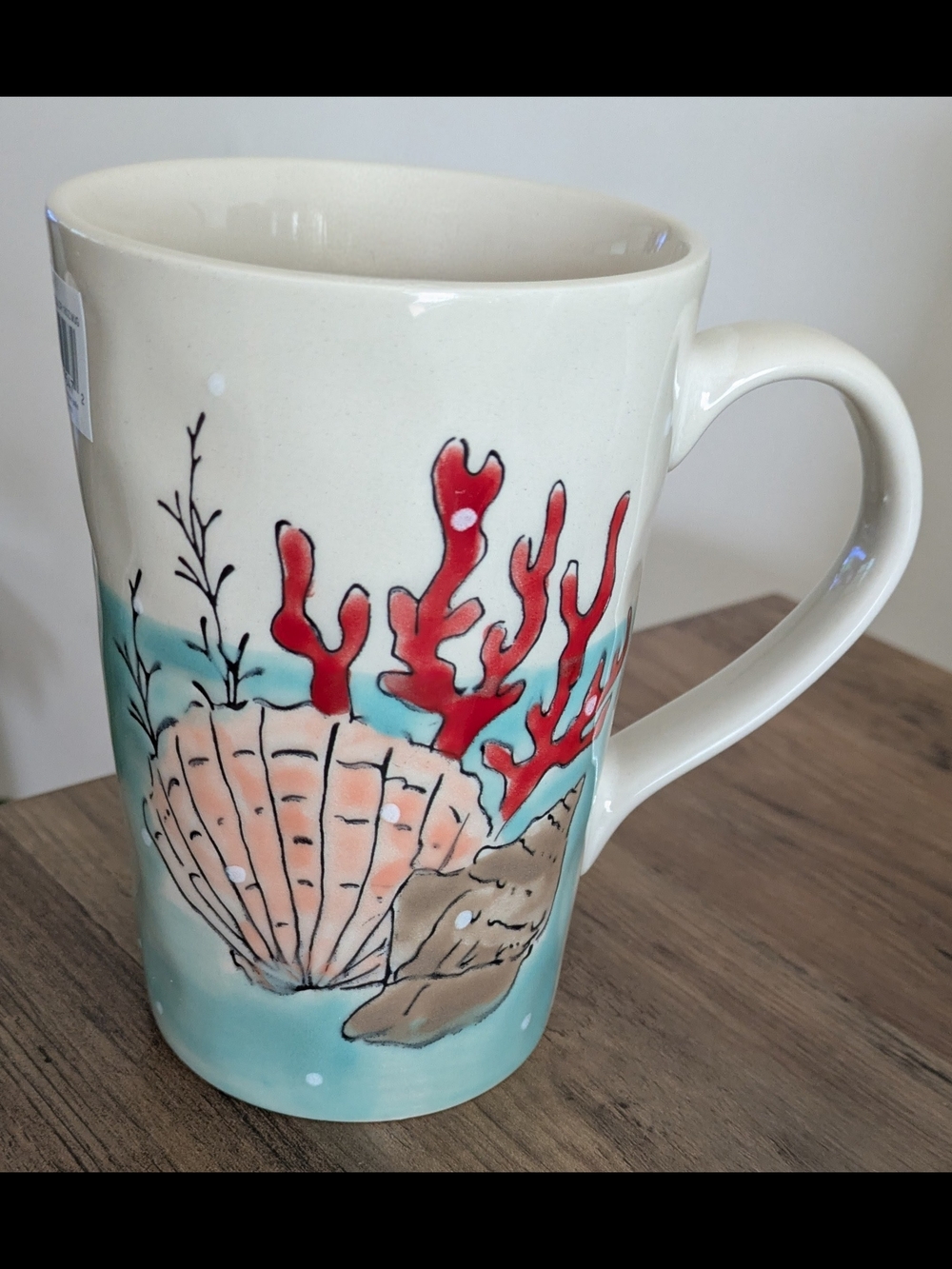Clam Shell By Spectrum Design Mug 16-18 oz Coastal Watercolor Theme 2024